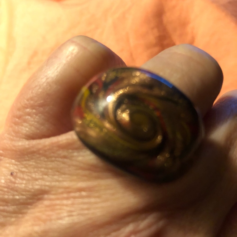 Murano glass ring